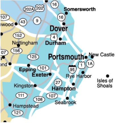 Exeter Regional Map