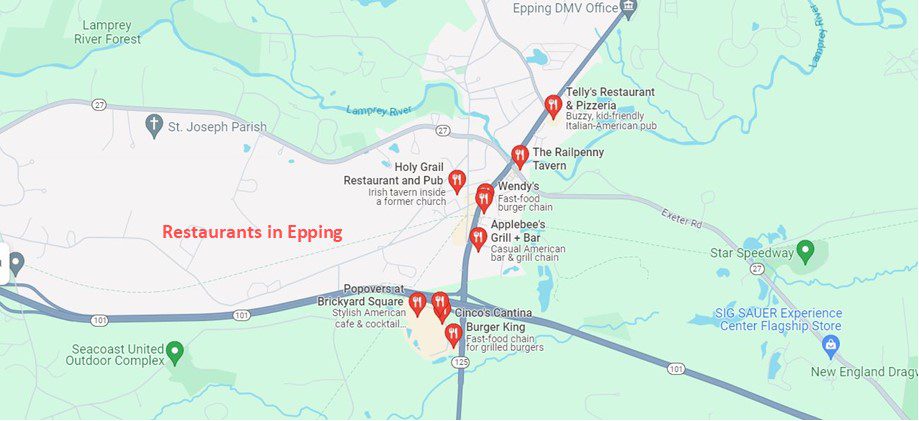 epping google map