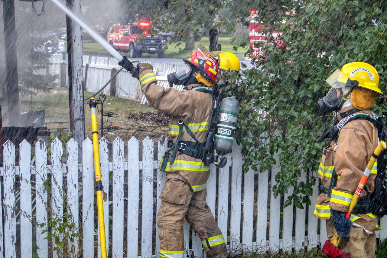 Firefighters Serving Their Community