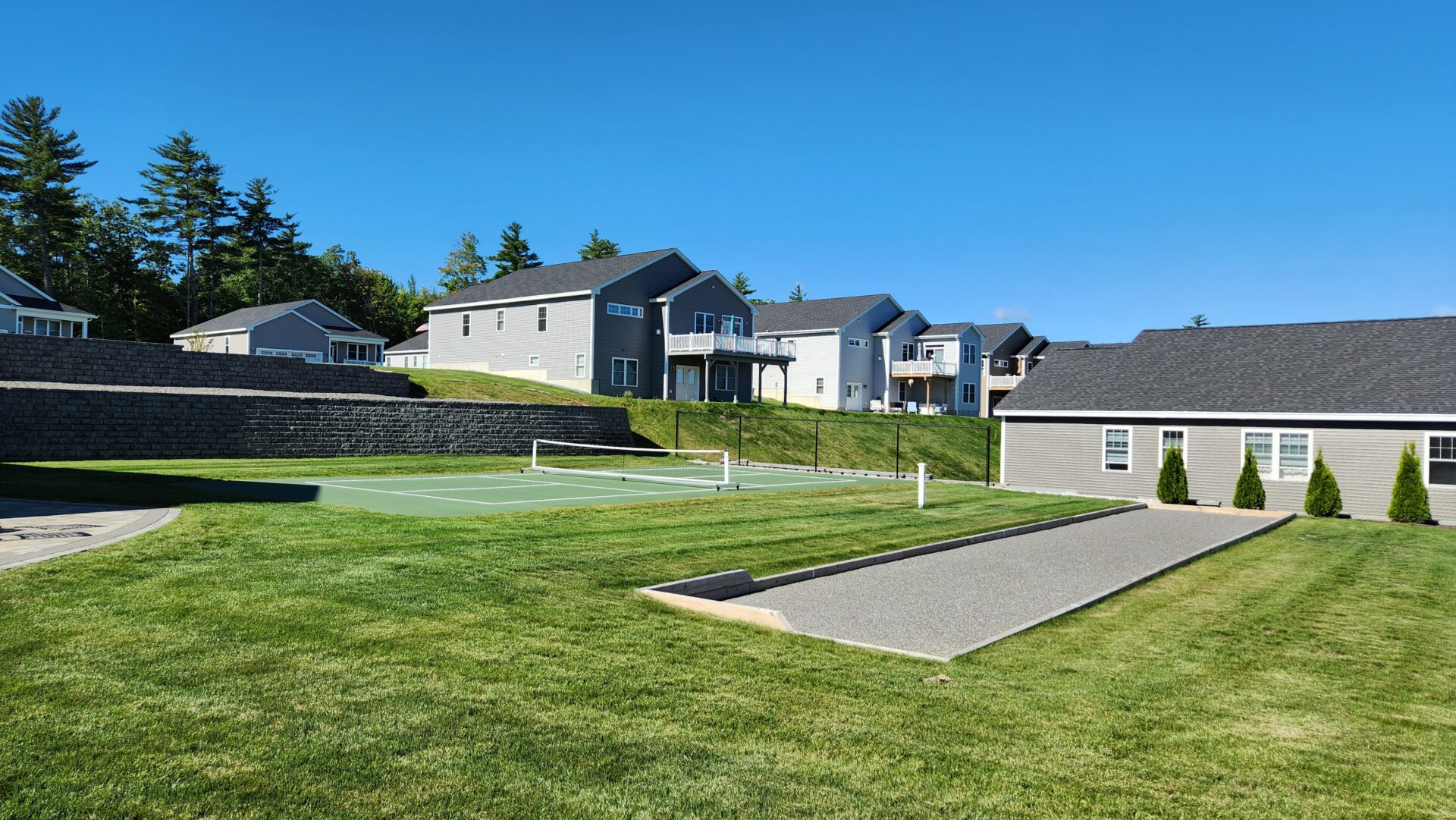 Pickle Ball and Bocce Ball Courts