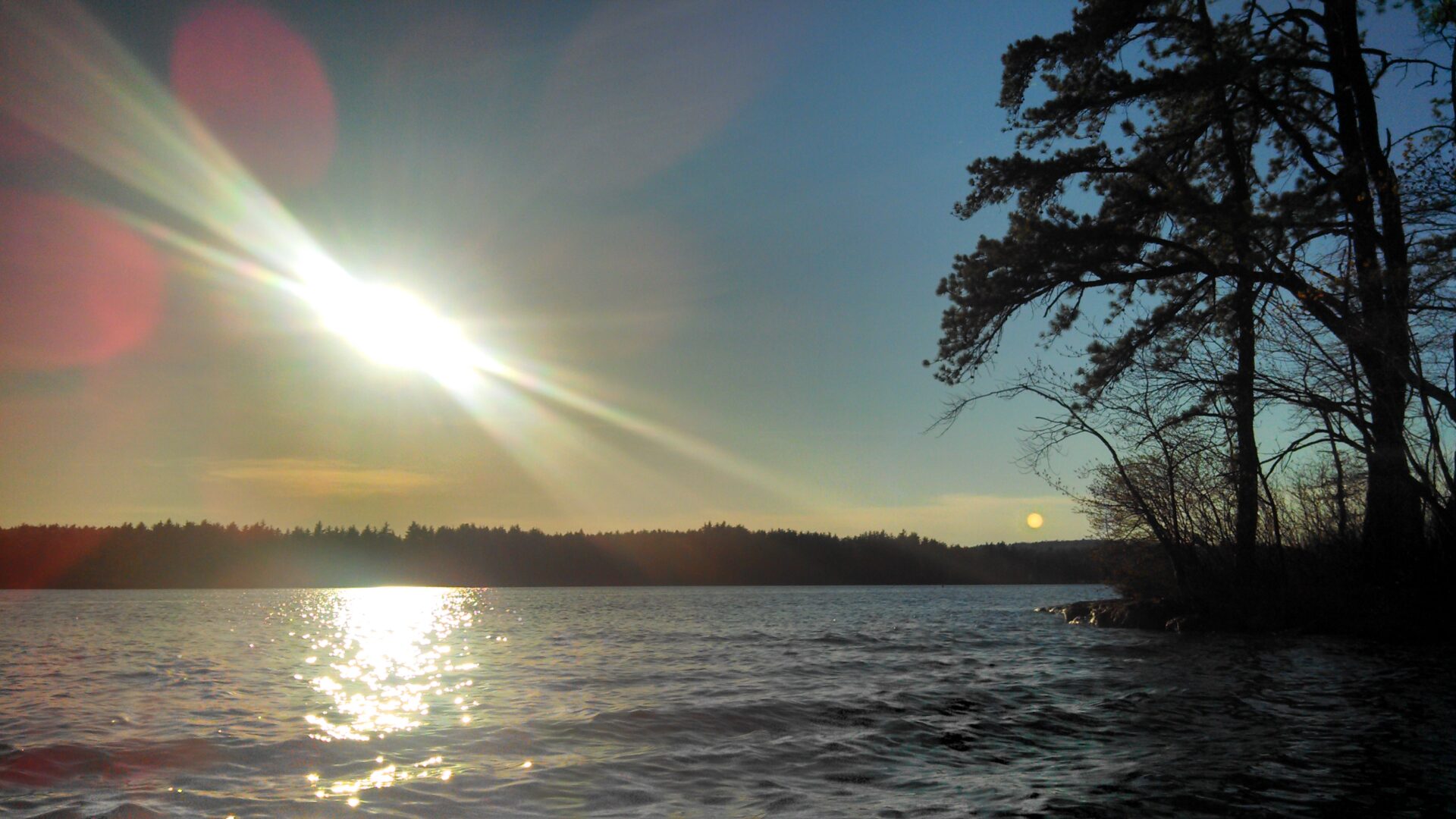 Massabesic Lake Autumn Afternoon