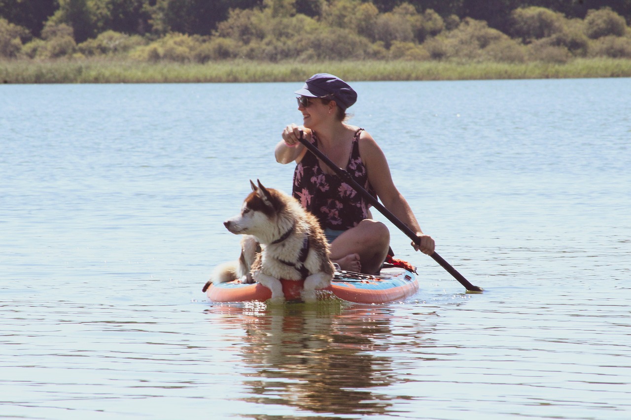 Paddle Boarding on Sunapee Lake