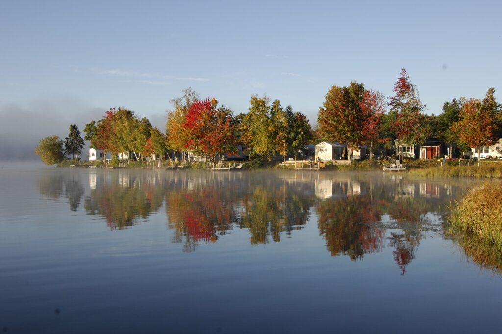 Morning life on Northwood Lake